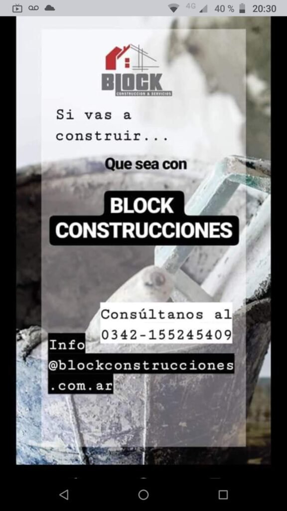 BLOK CONSTRUCCIÓNES Y SERVICIOS