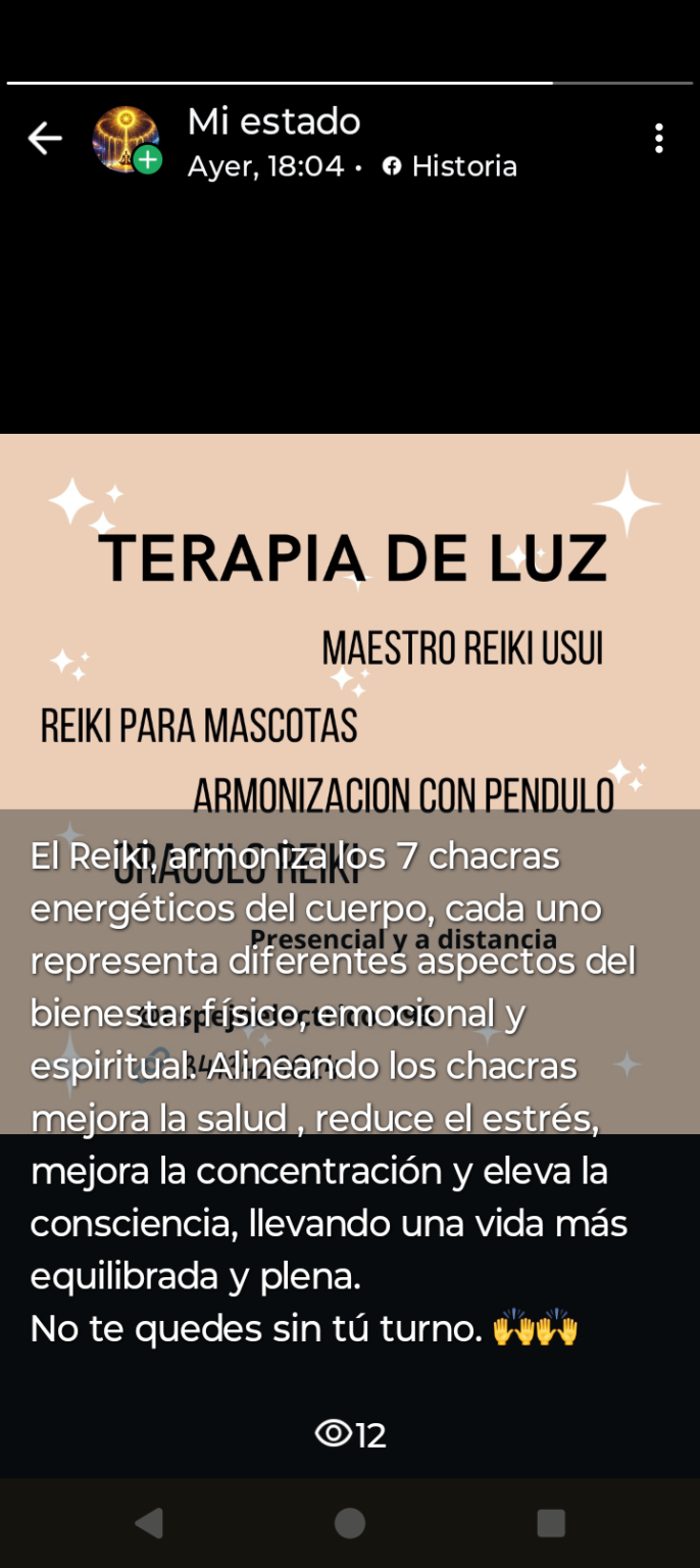 Reikista, Técnico Químico.