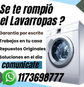 Técnico de lavarropas y aire acondicionado