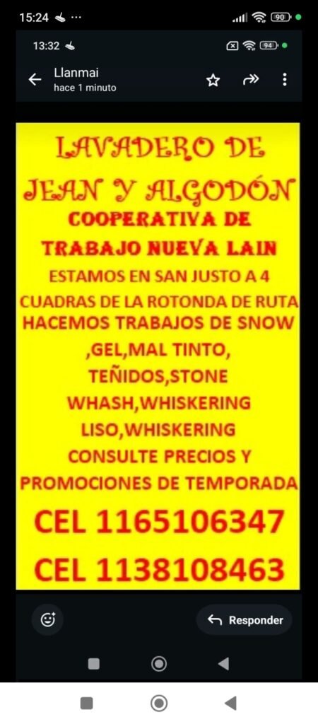 Lavadero de jeans