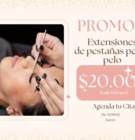 Servicio de extensión de pestañas