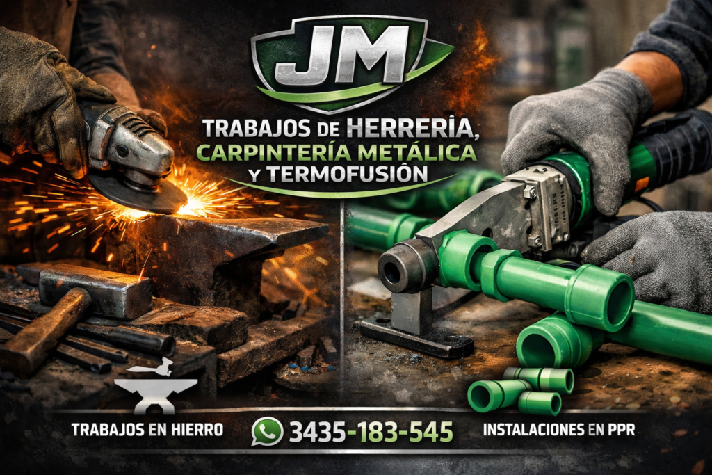 Herrería, tinglados y termofusion