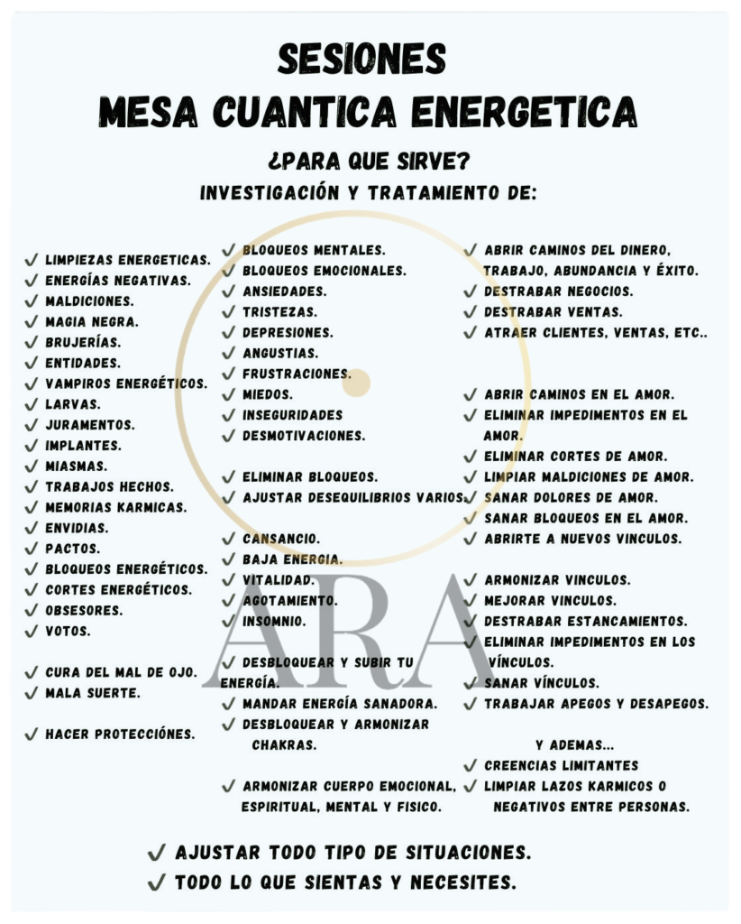 Operadora de Mesa Cuántica Energé