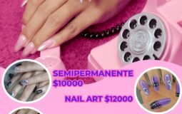 Uñas soft gel y semipermante