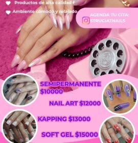 Uñas soft gel y semipermante