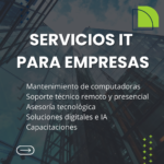 Programación IA informática Servicio Técnico