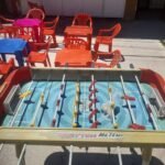 Alquiler de juegos infantiles,  metegol,  sillas y mesas para niños