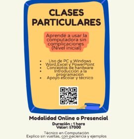 Clase particular computación inicial