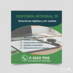 Gestoría integral JF. Todo tipo de trámites.