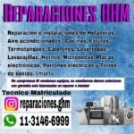 reparaciones en refrigeración y calefaccion y lavarropas