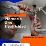 Plomero, Gasista matriculado, Electricista matriculado