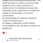 Electricista 24hs.