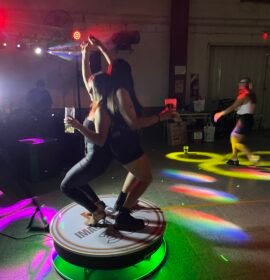 Plataforma Giratoria 360 para fiestas