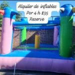 Alquiler de juegos infantiles,  metegol,  sillas y mesas para niños
