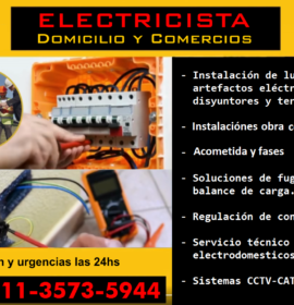 Electricista domiciliarios