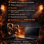 Sonido y música para tu evento (opción Show en Vivo)