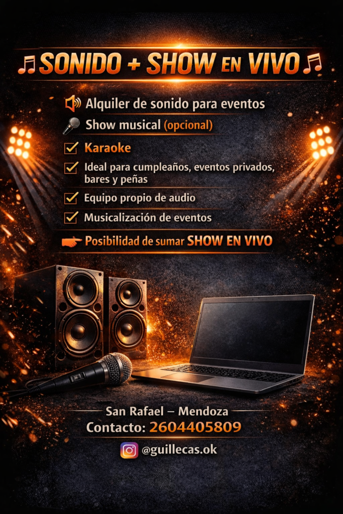 Sonido y música para tu evento (o