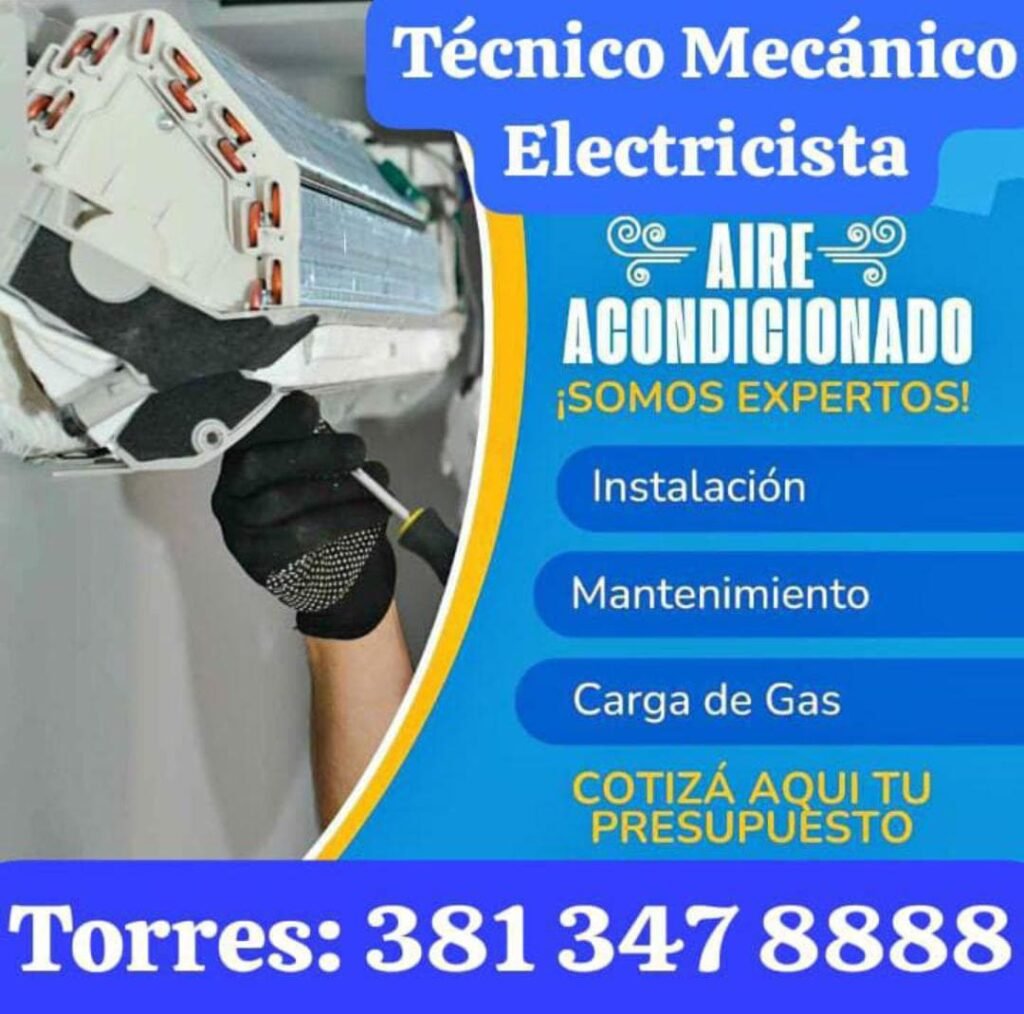ELECTRICISTA 24HS, AIRE ACONDICIO