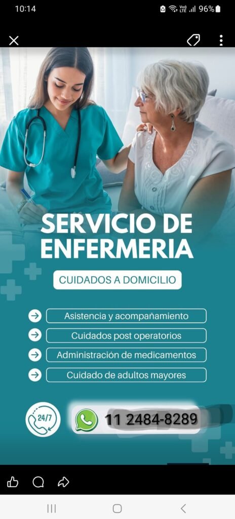 Gabriel enfermería para adultos.