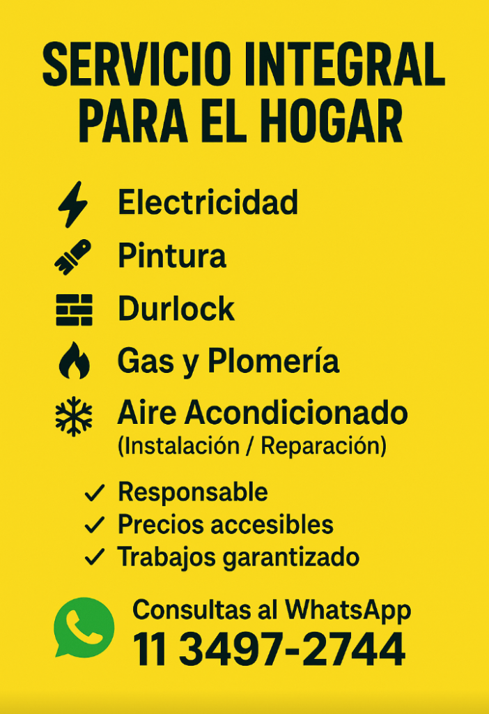 Servicios generales para la hogar