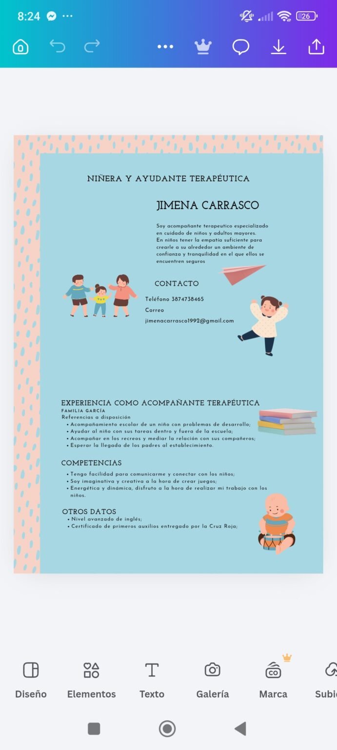 Cuidado de personas mayores y niños