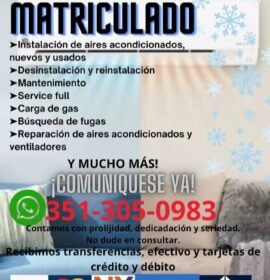 Servicio Técnico Aires Acondicionado, Lavarropas y Heladeras