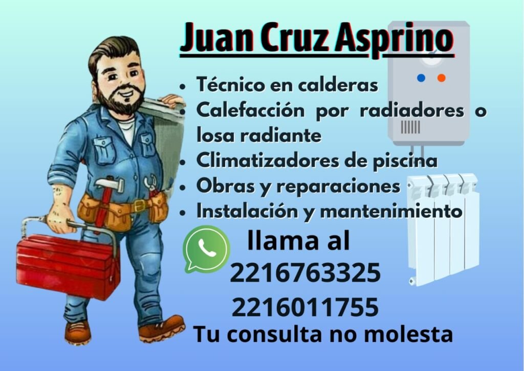 J.c.A calefaccion , reparación , colocación y mantenimiento de calderas , radiadores y losa radiante