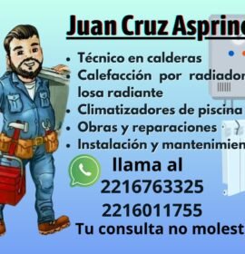 J.c.A calefaccion , reparación , colocación y mantenimiento de calderas , radiadores y losa radiante