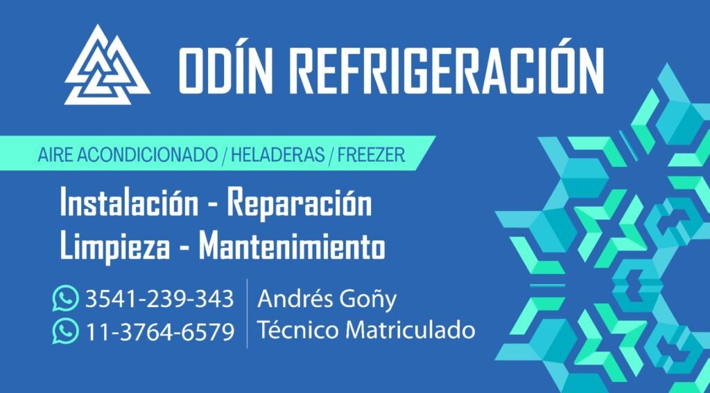 Odin Refrigeración/ Aire acondicionado/Heladeras/Freezer