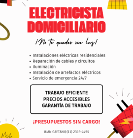 Electricista domiciliario
