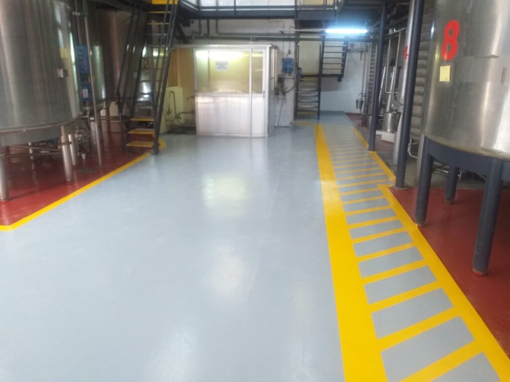 Pintura en general, pisos industr