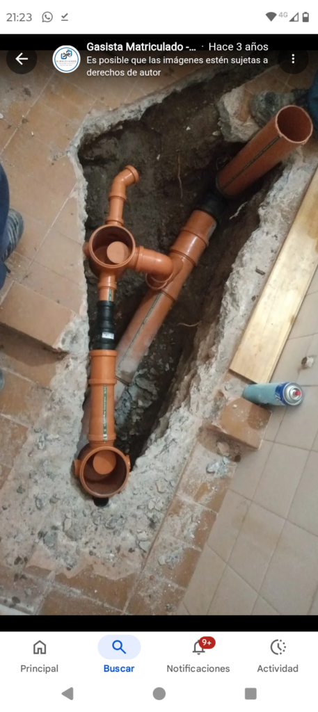 Gasista matriculado plomero y clo
