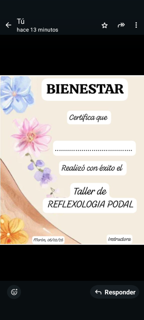 BIENESTAR cursos y talleres