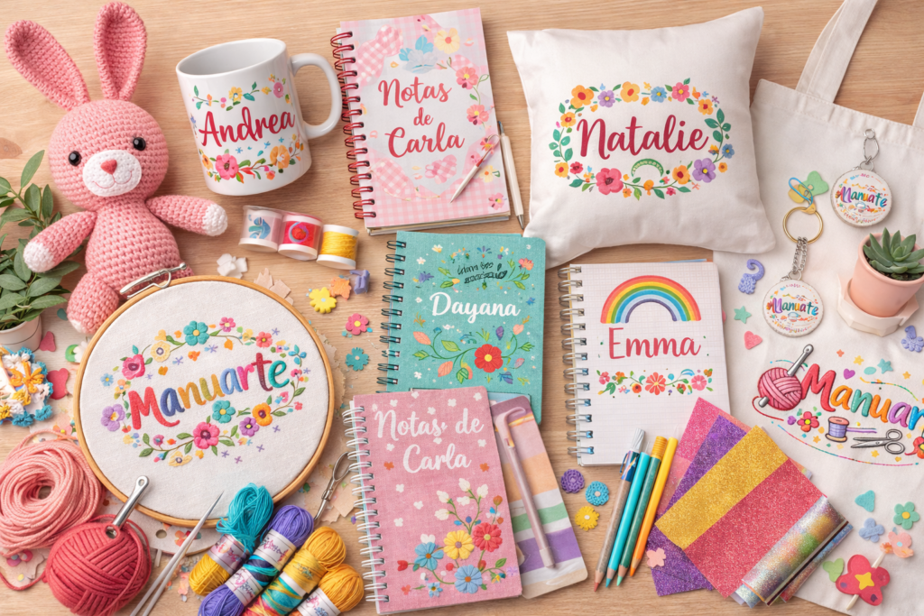Crochet y bordado (personalizados