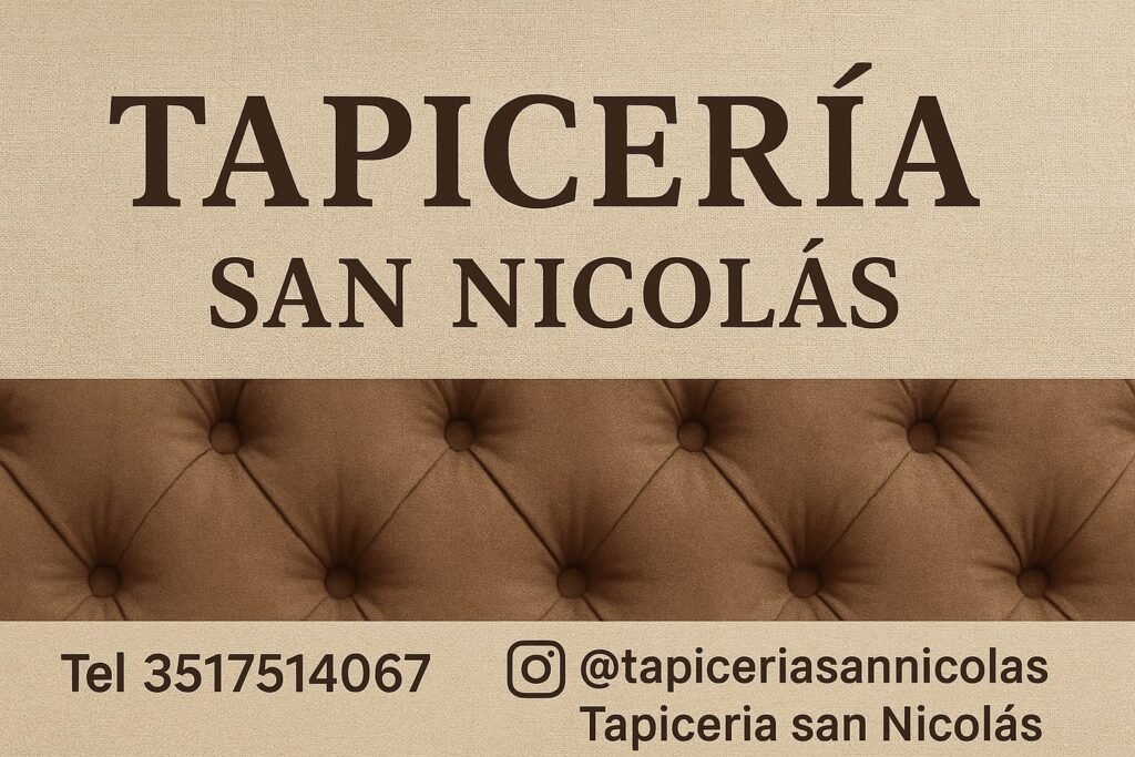 Tapicería SAN NICOLÁS