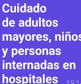 Cuidado de niños y adultos mayores