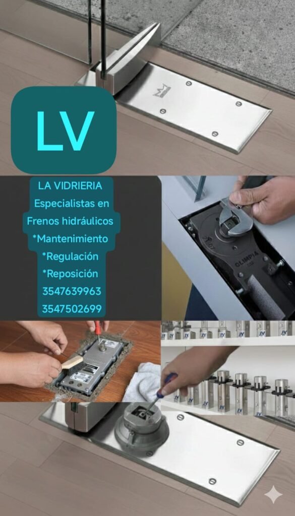 Vidriería mantenimiento de a erturas de aluminio