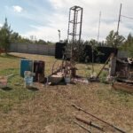 Perforaciones de agua y sistema de riego