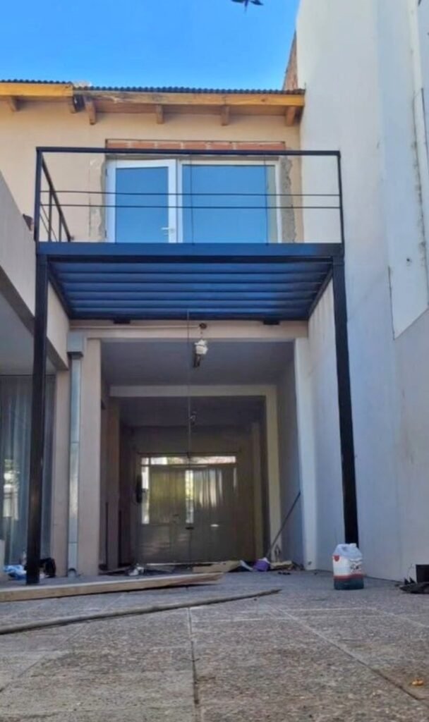 Soldadura, Techos de estructura metálica.