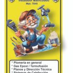 Gasista Matriculado, Plomero