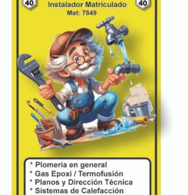 Gasista Matriculado, Plomero
