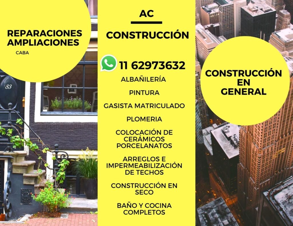 Construcción en general y manteni