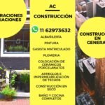 Construcción en general y mantenimiento integral