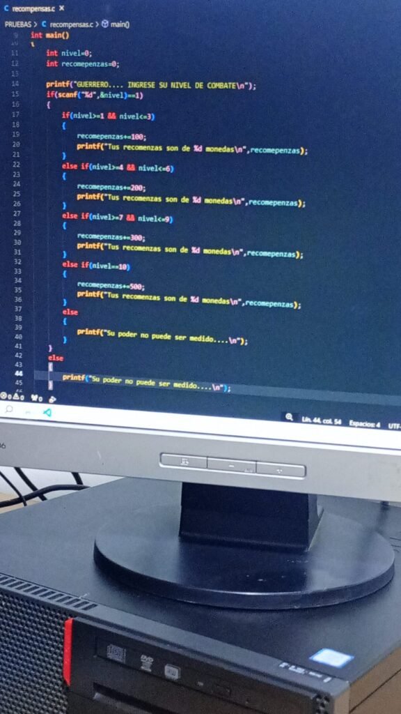 Programacion c++, phyton, java