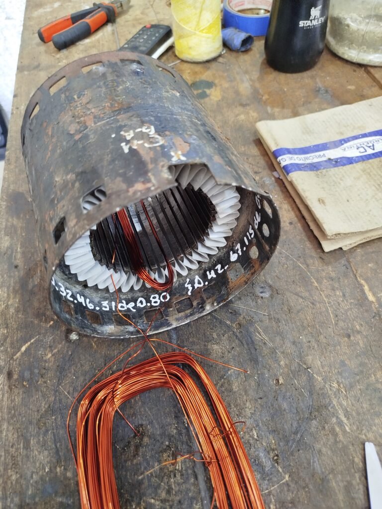 Bobinado de motores eléctricos