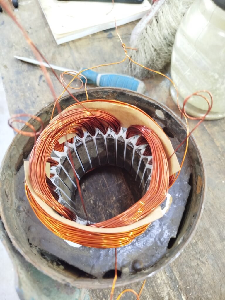 Bobinado de motores eléctricos