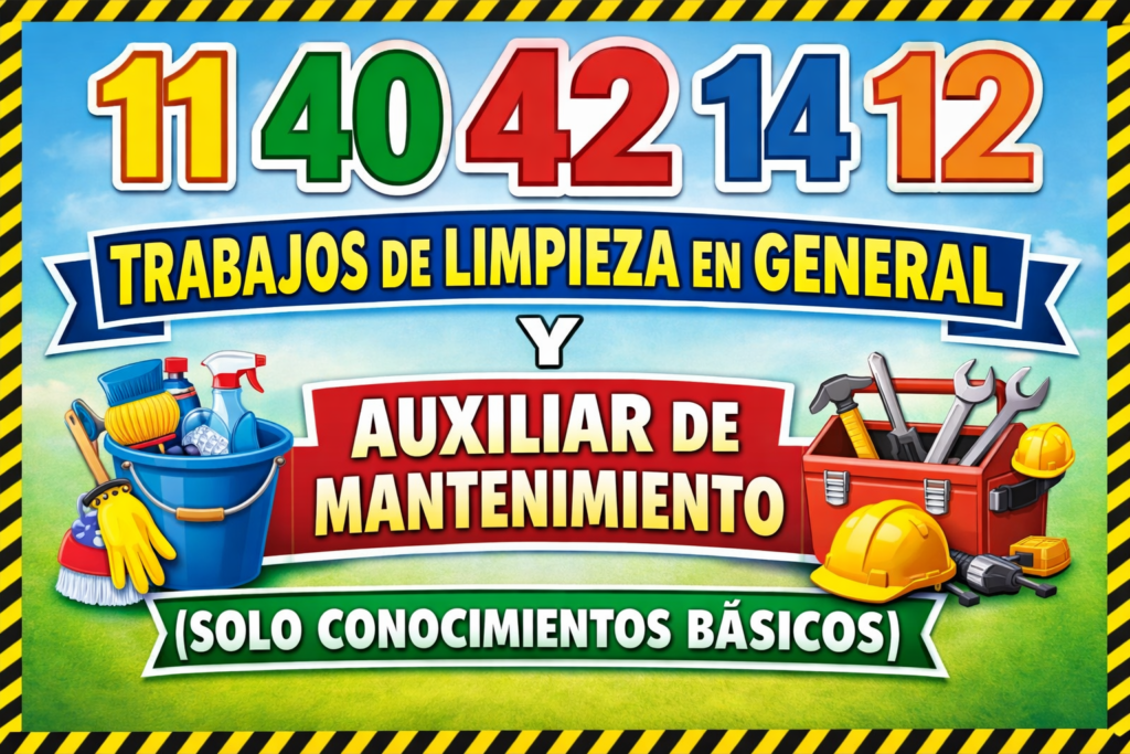 Limpieza auxiliar de mantenimiento