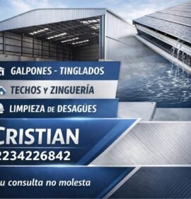 Soldador/Galpones/Techos/Cámaras frigoríficas