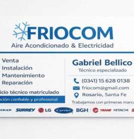 Friocom, Aires Acondicionados y Electricidad
