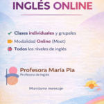 Clases virtuales inglés